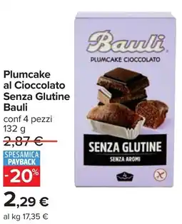Carrefour Plumcake al Cioccolato Senza Glutine Bauli offerta