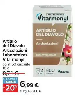 Carrefour Artiglio del Diavolo Articolazioni Laboratoires Vitarmonyl offerta