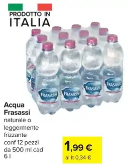 Carrefour Acqua Frasassi offerta