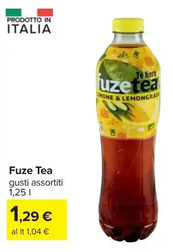 Carrefour Fuze Tea offerta