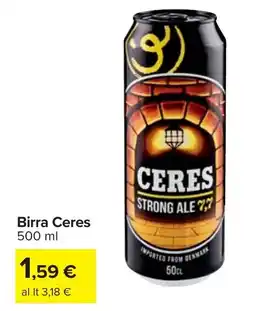 Carrefour Birra Ceres offerta