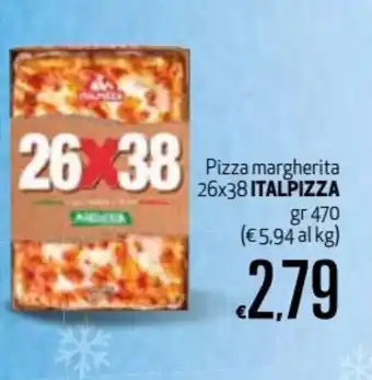 Maxi Supermercati Italpizza Pizza margherita 26x38 470gr offerta