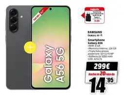 MediaWorld SAMSUNG Smartphone Galaxy A56 offerta