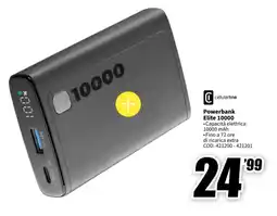 MediaWorld cellularline Powerbank Elite 10000 offerta
