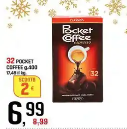 Famila Superstore 32 pocket coffee offerta