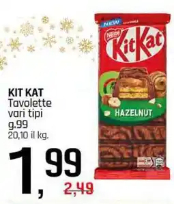 Famila Superstore KIT KAT Tavolette offerta