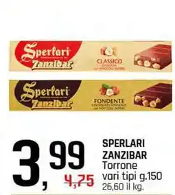 Famila Superstore Sperlari zanzibar torrone offerta
