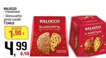 Famila Superstore BALOCCO Panettone Glassuvetta senza canditi offerta