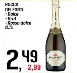 Famila Superstore ROCCA DEI FORTI Dolce Brut Rosso dolce offerta