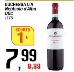 Famila Superstore DUCHESSA LIA Nebbiolo d'Alba DOC offerta