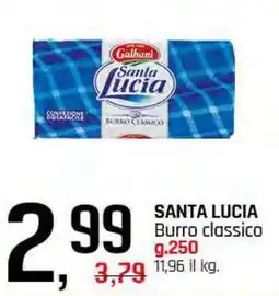 Famila Superstore SANTA LUCIA Burro classico offerta