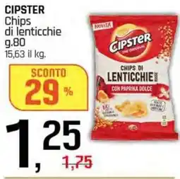Famila Superstore CIPSTER Chips di lenticchie offerta