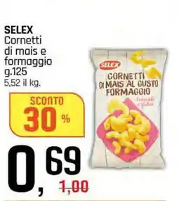Famila Superstore SELEX Cornetti di mais e formaggio offerta