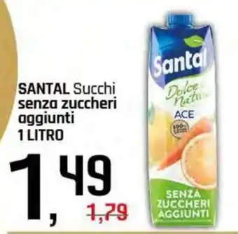 Famila Superstore SANTAL Succhi senza zuccheri aggiunti offerta