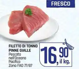 Famila Superstore Filetto di tonno pinne gialle offerta