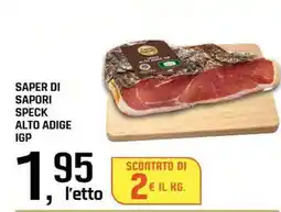 Famila Superstore Sapori speck alto adige IGP offerta