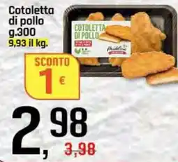 Famila Superstore Cotoletta di pollo offerta