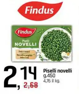 Famila Superstore Piselli novelli Findus offerta