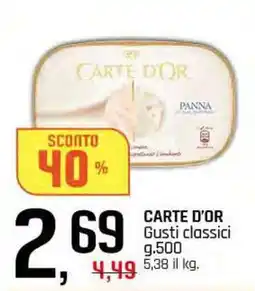Famila Superstore CARTE D'OR Gusti classici offerta