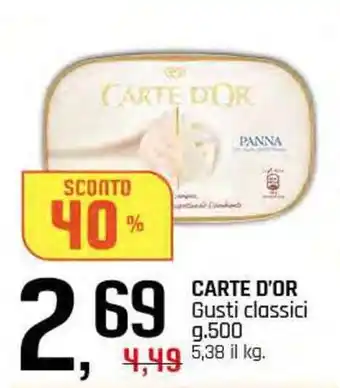 Famila Superstore CARTE D'OR Gusti classici offerta