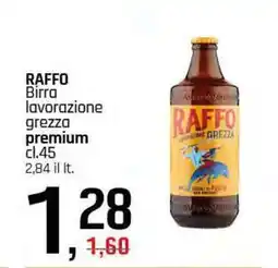Famila Superstore RAFFO Birra lavorazione grezza premium offerta