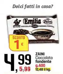Famila Superstore ZAINI Cioccolato fondente offerta