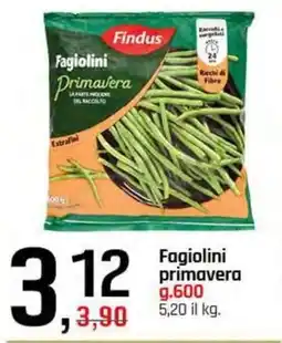 Famila Superstore Fagiolini primavera Findus offerta