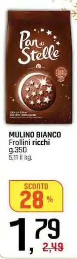 Famila Superstore MULINO BIANCO Frollini ricchi offerta