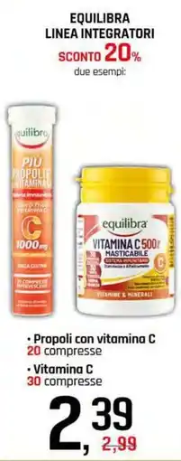 Famila Superstore Equilibra linea integratori offerta