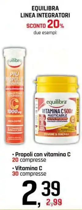 Famila Superstore Equilibra linea integratori offerta