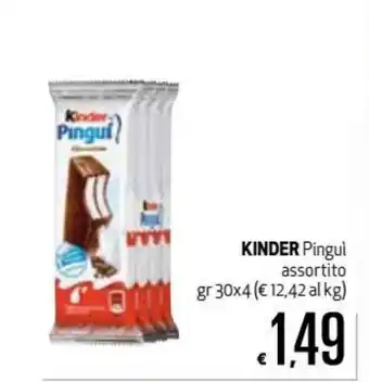 Maxi Supermercati Kinder Pinguì 30gr x 4 offerta