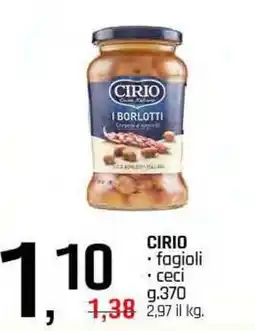 Famila Superstore CIRIO fagioli ceci offerta