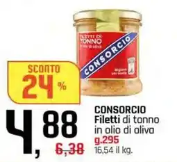 Famila Superstore CONSORCIO Filetti di tonno in olio di oliva offerta