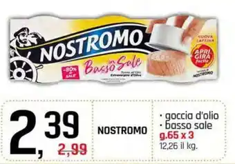 Famila Superstore NOSTROMO goccia d'olio basso sale offerta
