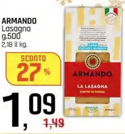 Famila Superstore ARMANDO Lasagna offerta