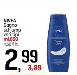 Famila Superstore NIVEA Bagno schiuma offerta