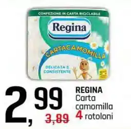 Famila Superstore REGINA Carta camomilla 4 rotoloni offerta