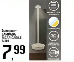 Famila Superstore Beper lampada ricaricabile slim offerta