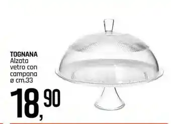 Famila Superstore TOGNANA Alzata vetro con campana offerta