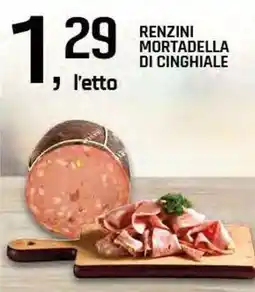 Famila Superstore Renzini mortadella di cinghiale offerta