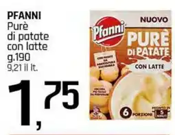 Famila Superstore PFANNI Purè di patate con latte offerta