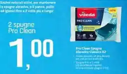 Famila Superstore Vileda 2 spugne Pro Clean offerta