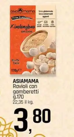 Famila Superstore ASIAMAMA Ravioli con gamberetti offerta