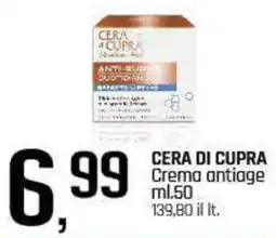 Famila Superstore CERA DI CUPRA Crema antiage offerta