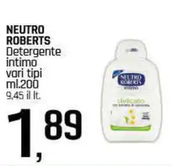 Famila Superstore NEUTRO ROBERTS Detergente intimo offerta