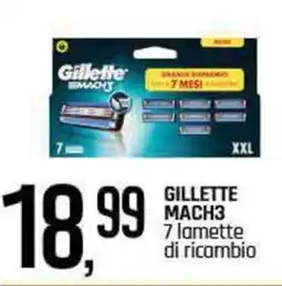 Famila Superstore GILLETTE MACH3 7 lamette di ricambio offerta