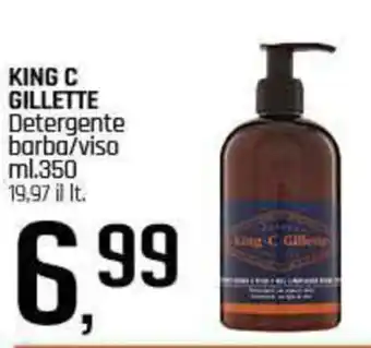 Famila Superstore KING C GILLETTE Detergente barba/viso offerta