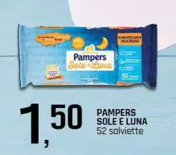 Famila Superstore PAMPERS Sole e luna 52 salviette offerta