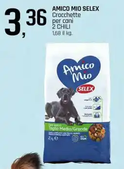 Famila Superstore Amico mio selex crocchette per cani 2 chili offerta