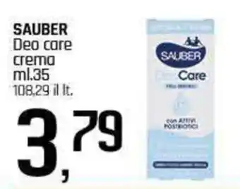 Famila Superstore SAUBER Deo care crema offerta